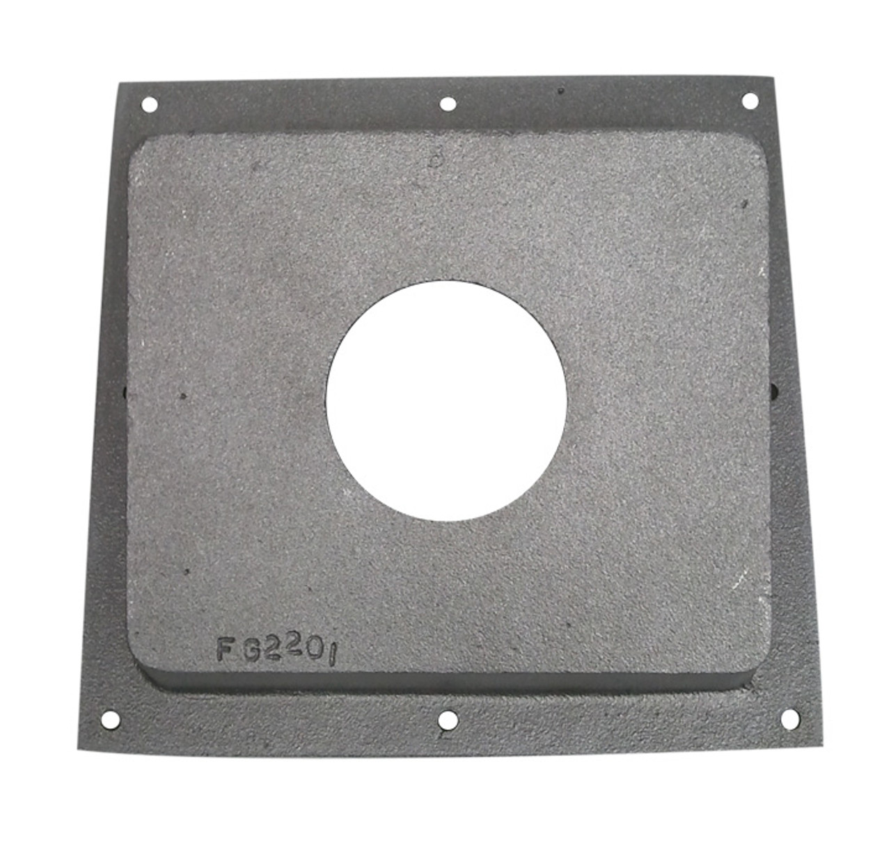 Cast Aluminum Gas Fill Flange | Square