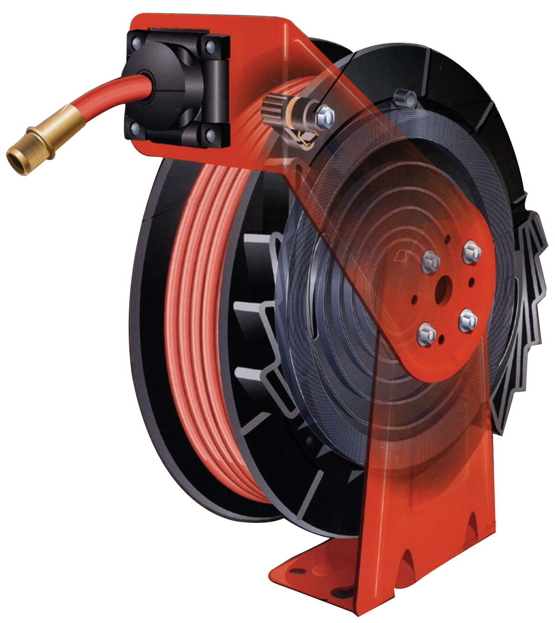 Series RT Spring Retractable Air Hose Reel / Water Hose Reel 3/8