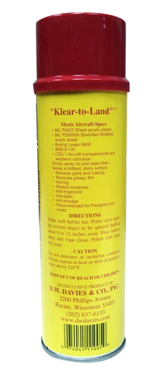 Klear to Land Windshield Cleaner