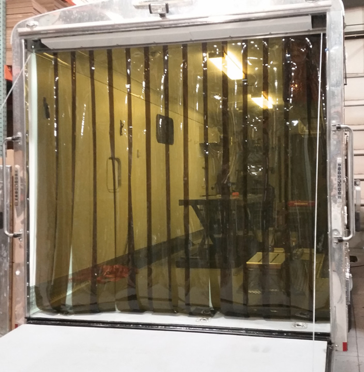 Tinted Vinyl Strip Doors 8'W x 9'H (Fixed Shipping Cost)