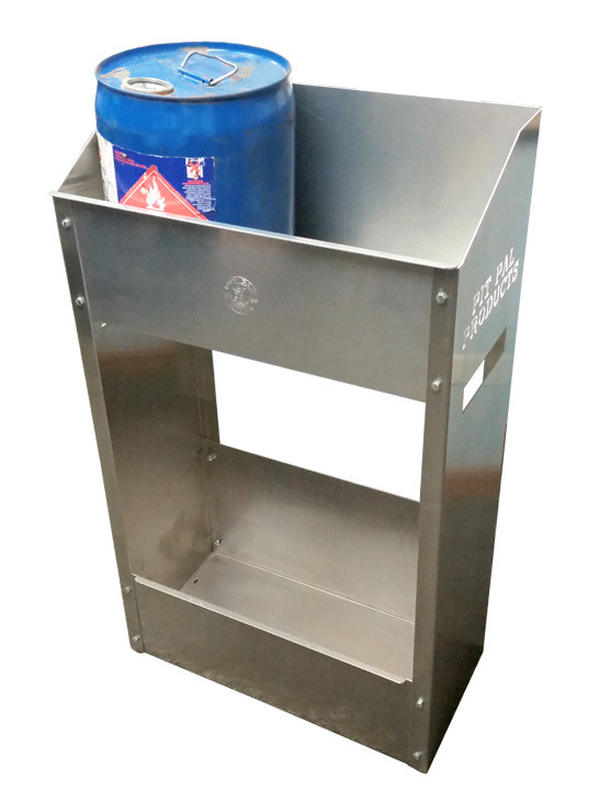 Stacked Fuel Can Rack > Holds 4 5 Gallon Cans (Oversize Fee) Pit