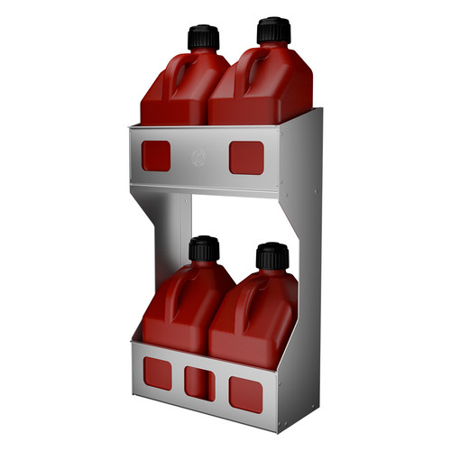 Stacked Fuel Jug Rack | Holds 4 - 5 Gallon Jugs (Oversize Fee)