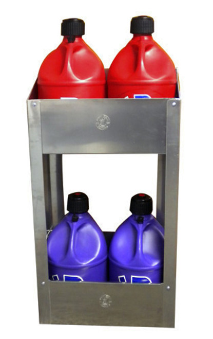 Stacked Fuel Jug Rack | Holds 4 - 5 Gallon Jugs (Oversize Fee)