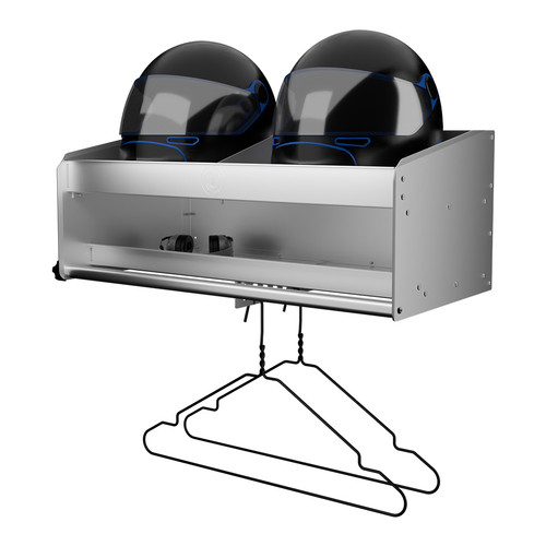 Helmet Shelf | 2 Bay Deluxe - Pit Pal Products