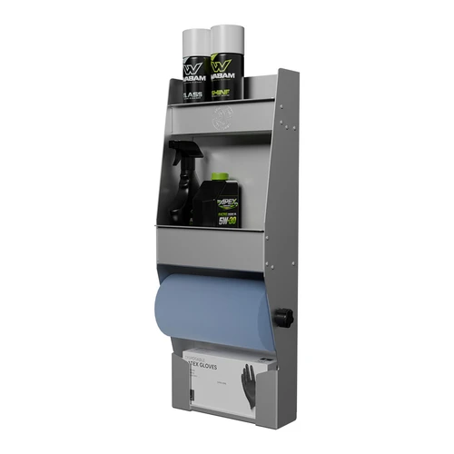 3 Shelf Cleaning Station with Paper Towel