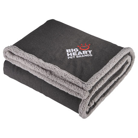 Couverture  /   Oversized Wool Sherpa Blanket # 5246