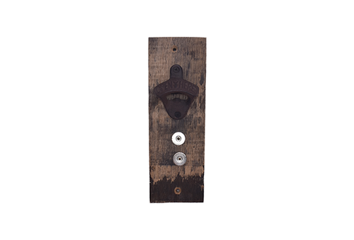 Ouvre-bouteille mural, fait au Quebec - Wall mounted bottle opener # 5546
