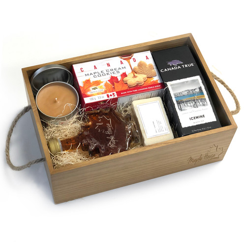 Boite cadeau personnsalisée avec produits de l'érable #5953