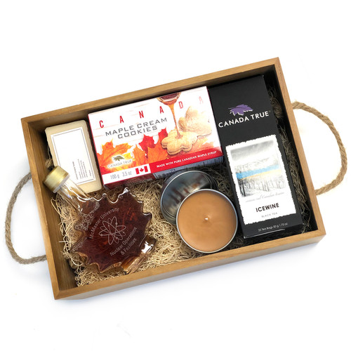 Boite cadeau personnsalisée avec produits de l'érable #5953