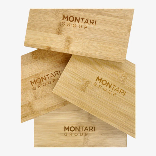 Coffret à vin 4 pièces en bambou # 5989