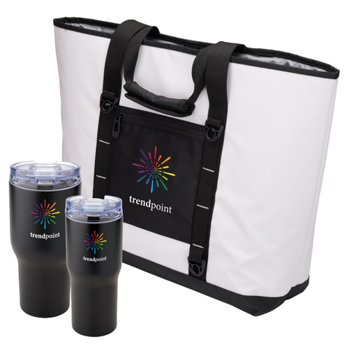 Ensemble cadeau bouteilles et sac de plage # 6595