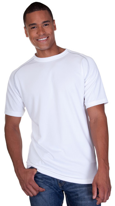 T-shirt Performance à coutures contrastées pour hommes # 7303