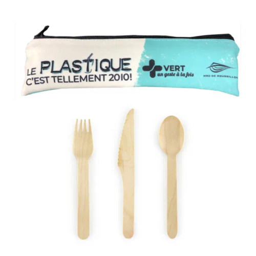 Pochette pour ustensiles faite au Québec # 7504