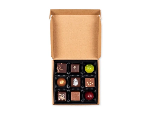 Boite de Chocolat artisanal fabriqué au Québec # 7639