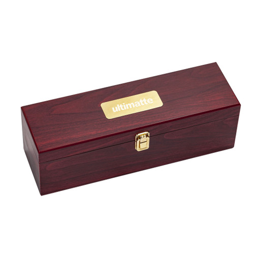 Coffret en bois pour une bouteille de vin avec accessoires # 7680