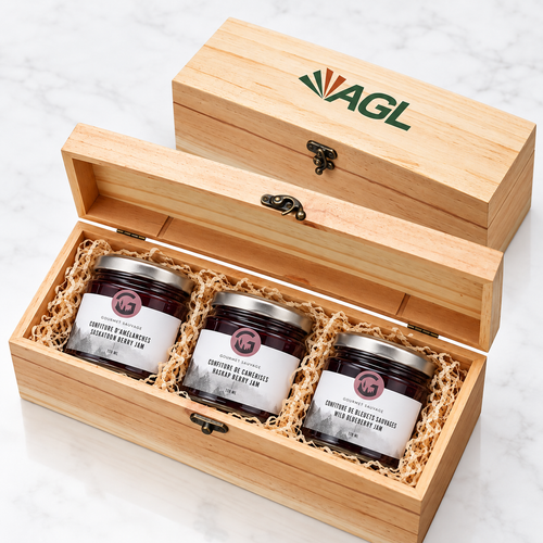 Coffret cadeau personnalisé DÉJEUNER EN FORET # 7747