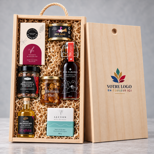 Coffret cadeau personnalisé Découvertes du Québec# 7749
