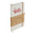 Carnet de notes à reliure en coton et liège recyclé de 5,5" x 8,5". # 6589