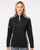 Veste à glissière complète en tissu mixte texturé pour femme # 6719