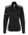 Veste à glissière complète en tissu mixte texturé pour femme # 6719