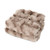 Couverture en fausse fourrure, polyester recyclé  # 7686