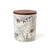 Bougie Ember bleue 296 ml en verre texturé avec couvercle en bois d’acacia Spector & Co.