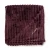 Couverture Alpine bourgogne en polyester imitation fourrure