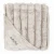 Couverture Aurora couleur latte en fausse fourrure de polyester ultra-douce