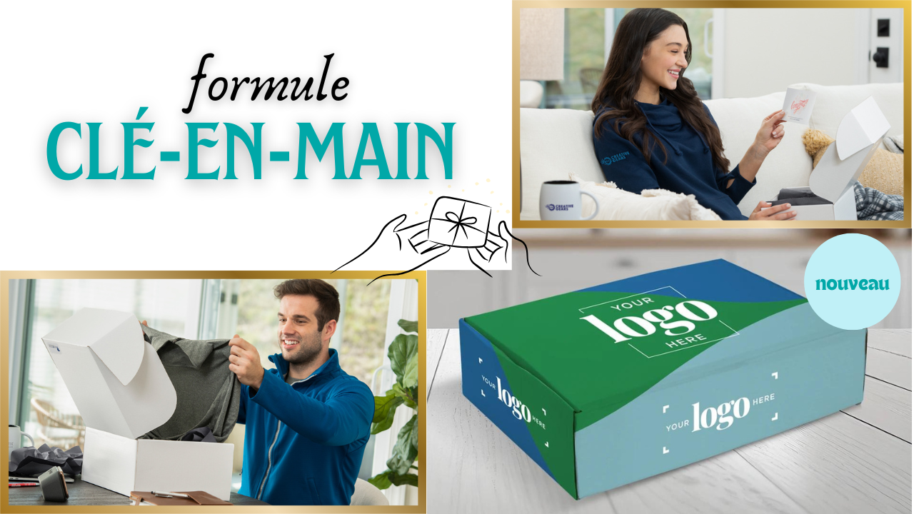 Cadeaux corporatifs formule clé-en-main