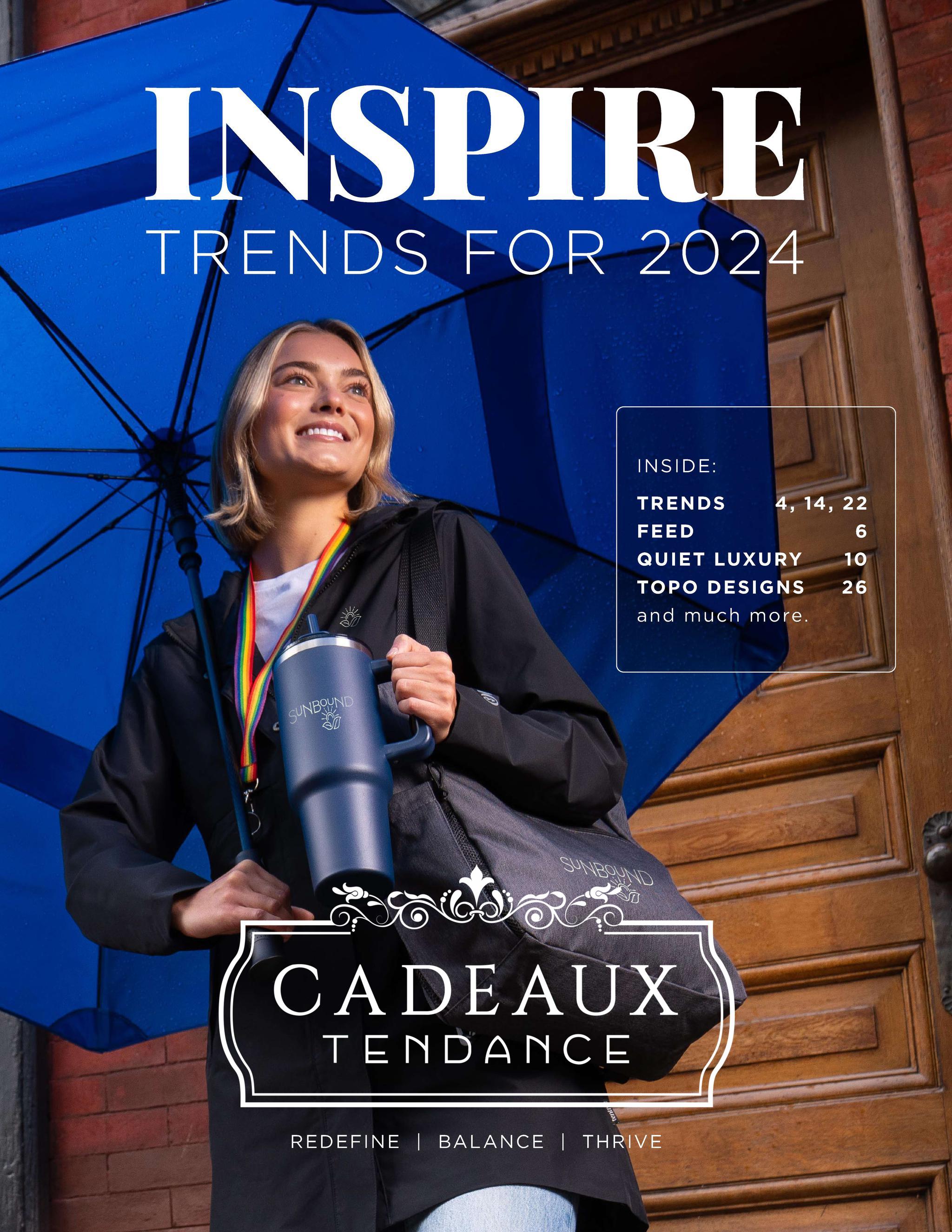 Cadeaux corporatifs TENDANCES 2024