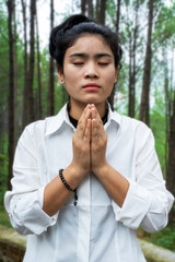 Tibetan Embedded Yak Bone Medicine Healing Wrist Mala for Meditation - Black