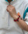 Tibetan Embedded Yak Bone Medicine Wrist Mala/ Bracelet for Meditation
