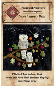 Sweet Snowy Owls Downloadable Pattern