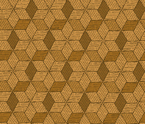 Rustic Homestead- Star Print Slate Gold 9638-44