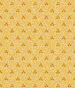 Treasured Past Fabric R621366D Yellow Triple Ditsy   