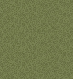 Treasured Past Fabric   R621368D Green Willow     