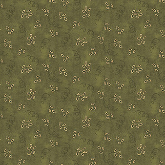 Ashton Collection 1675-66 Green Teardrop Floral