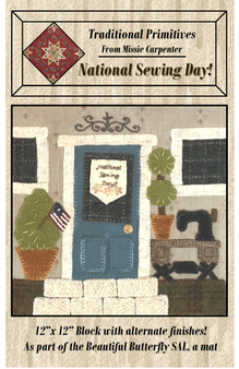 Wooly Block Adventure- National Sewing Day!- Front Porch Holidays