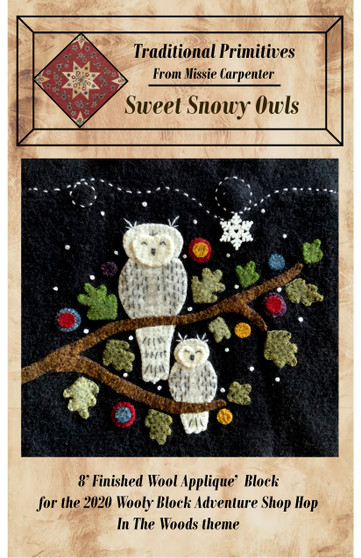 Sweet Snowy Owls Downloadable Pattern