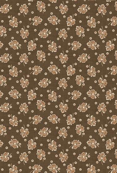  Garden Club Brown Old Fashioned Floral- 2662-39