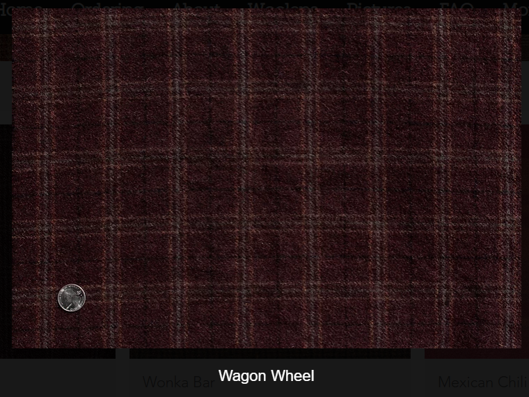Wagon Wheel Woolen Fabric