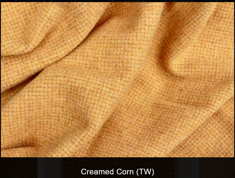 Creamed Corn Woolen Fabric
