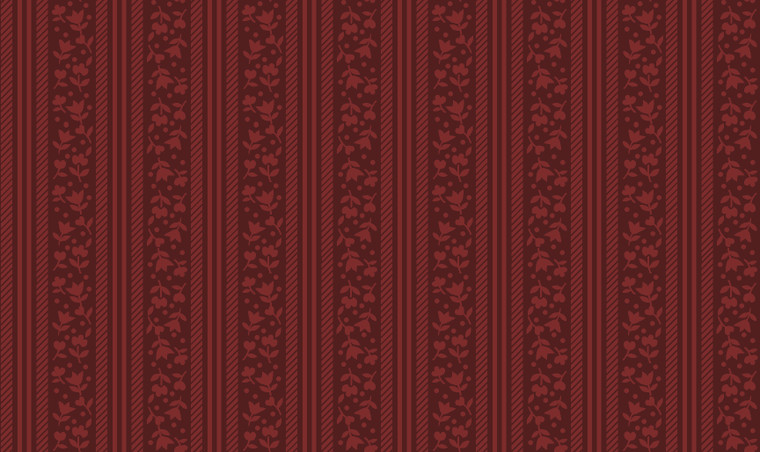 Abby's Treasures Red Tulip Stripes 1319-88