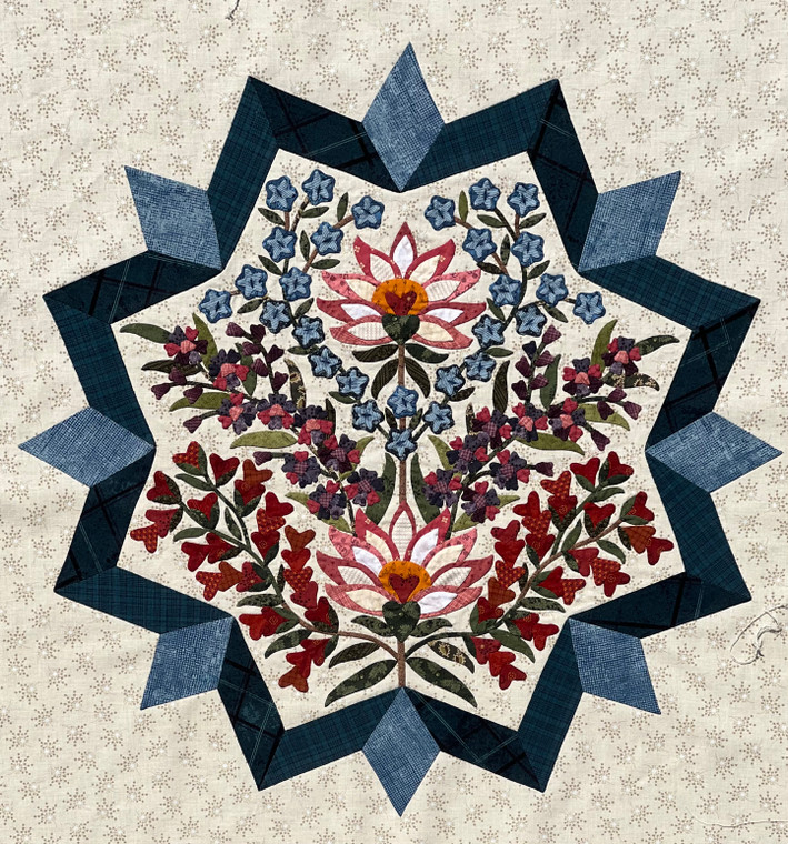 Floret Applique' Block  