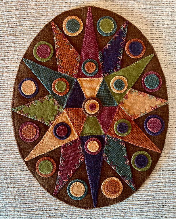 Boho Beauty Table Mat, for May PQP Stitch Club!