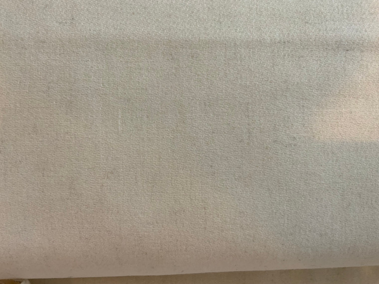 Creamy White with Small Grey Flecks Woolen Fabric (off White) 