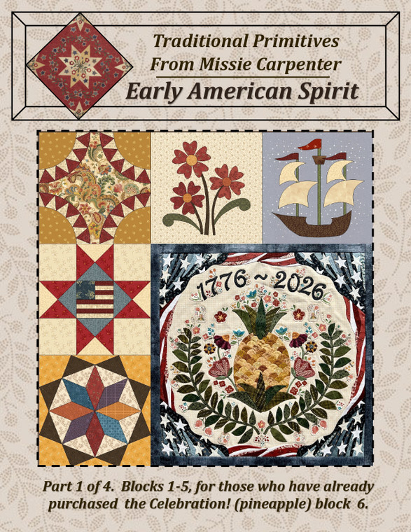 Early American Spirit - 250th Celebration Mystery Stitch Along PART 1