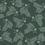 Garden Club Teal Ferns- 2666-67