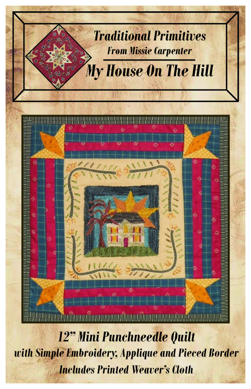 house on the hill parent pants ストライプ My House On The Hill Pattern - Traditional Primitives