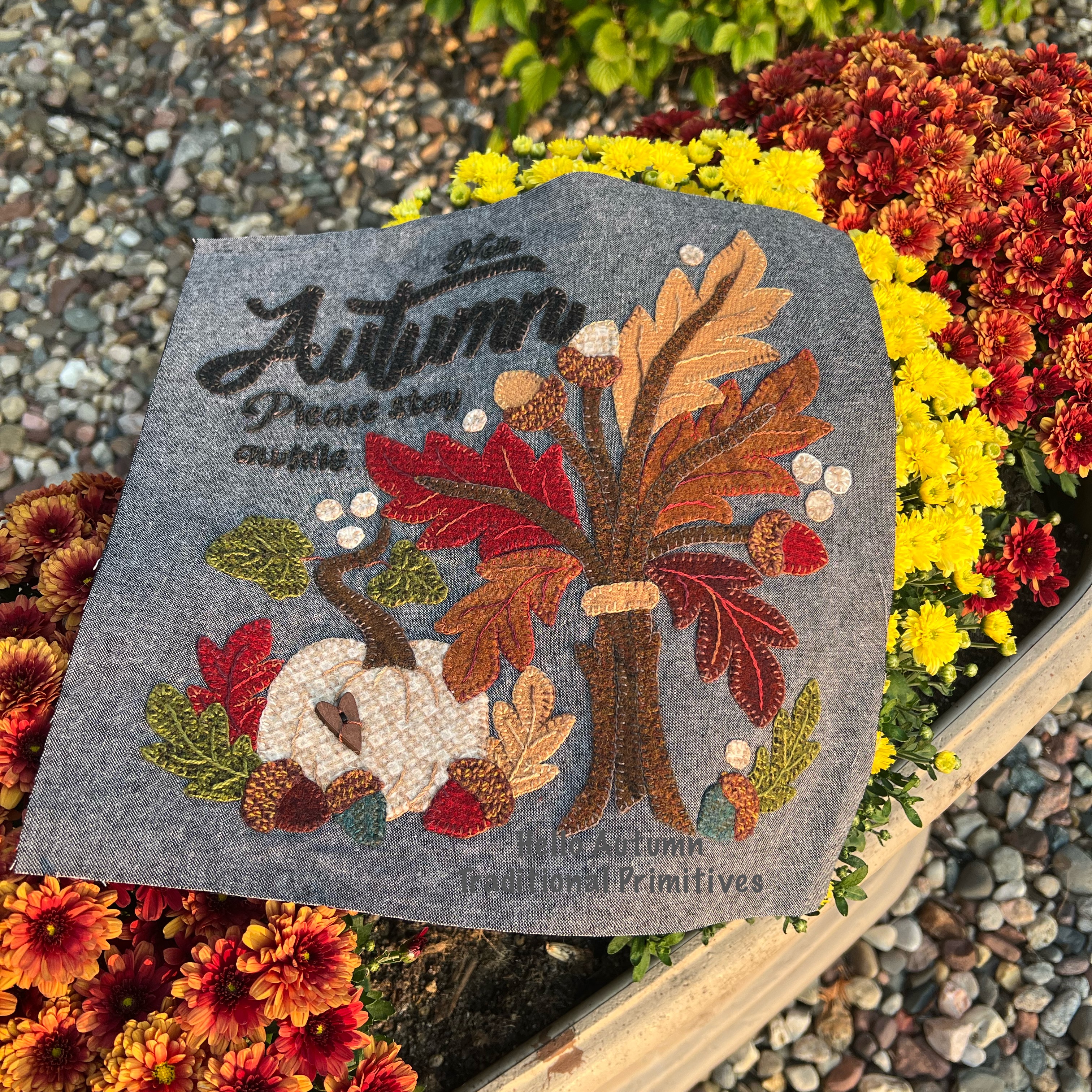 Hello Autumn, Whispers of Fall Mystery Stitch Along Downloadable ...